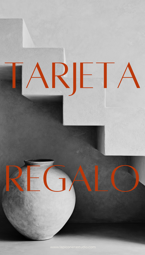 Diseño de la Tarjeta Regalo Digital de la tienda, ideal para regalar artículos de decoración, textiles y cerámica para el hogar.